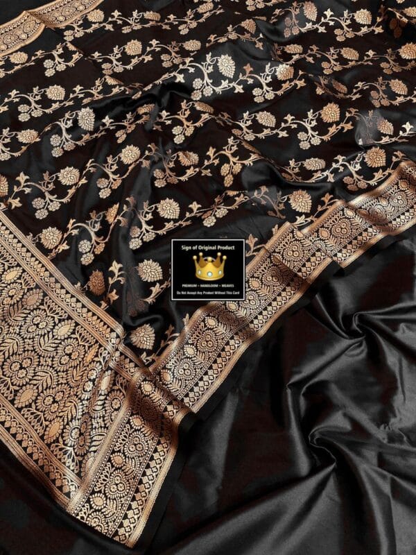 Exclusive Katan Banarasi Unstitched Salwar kameez with Dupatta Suit Piece - Image 2