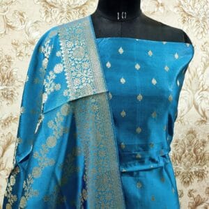 Exclusive Katan Banarasi Unstitched Salwar kameez with Dupatta