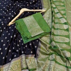 Excellent high Quality Banarasi Katan Mashru Silk Saree